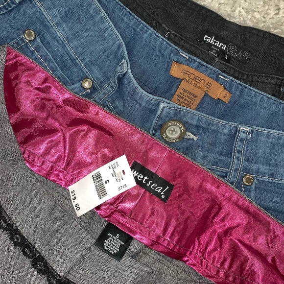 THREE cuffed shorts (size SMALL) - Picture 6 of 6